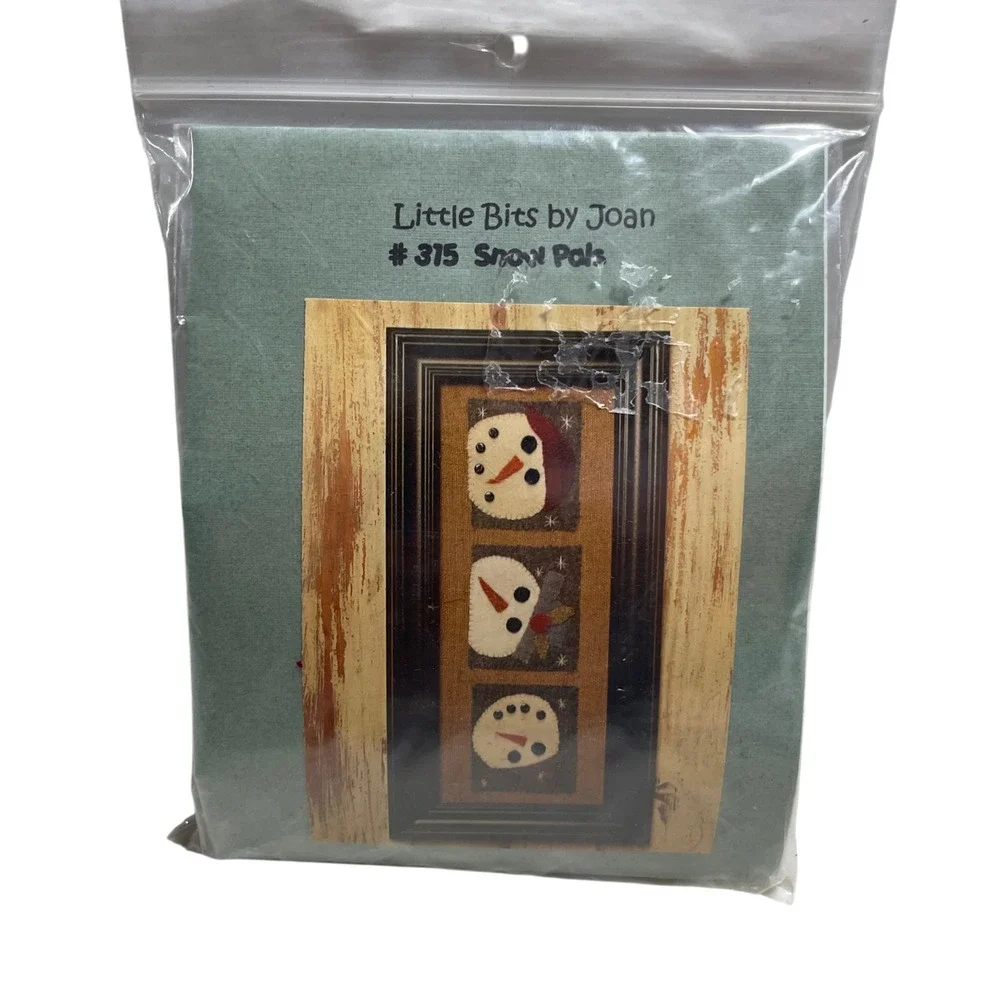 Little Bits by Joan #375 Snow Pals Stitch Craft